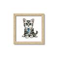 Picture of Fish Tie Kitty _GroupedProduct_Square_Mini_ _GroupedProduct_Square_Framed_Matted_