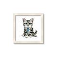 Picture of Fish Tie Kitty _GroupedProduct_Square_Mini_ _GroupedProduct_Square_Framed_Matted_