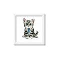 Picture of Fish Tie Kitty _GroupedProduct_Square_Mini_ _GroupedProduct_Square_Framed_Matted_