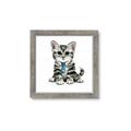 Picture of Fish Tie Kitty _GroupedProduct_Square_Mini_ _GroupedProduct_Square_Framed_Matted_
