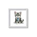 Picture of Fish Tie Kitty _GroupedProduct_Square_Mini_ _GroupedProduct_Square_Framed_Matted_