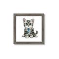 Picture of Fish Tie Kitty _GroupedProduct_Square_Mini_ _GroupedProduct_Square_Framed_Matted_