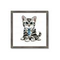 Picture of Fish Tie Kitty _GroupedProduct_Square_Mini_ _GroupedProduct_Square_Framed_Matted_