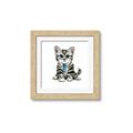 Picture of Fish Tie Kitty _GroupedProduct_Square_Mini_ _GroupedProduct_Square_Framed_Matted_
