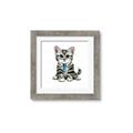 Picture of Fish Tie Kitty _GroupedProduct_Square_Mini_ _GroupedProduct_Square_Framed_Matted_
