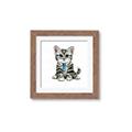 Picture of Fish Tie Kitty _GroupedProduct_Square_Mini_ _GroupedProduct_Square_Framed_Matted_