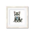 Picture of Fish Tie Kitty _GroupedProduct_Square_Mini_ _GroupedProduct_Square_Framed_Matted_