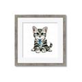 Picture of Fish Tie Kitty _GroupedProduct_Square_Mini_ _GroupedProduct_Square_Framed_Matted_