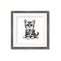 Picture of Fish Tie Kitty _GroupedProduct_Square_Mini_ _GroupedProduct_Square_Framed_Matted_