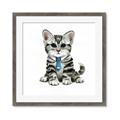 Picture of Fish Tie Kitty _GroupedProduct_Square_Mini_ _GroupedProduct_Square_Framed_Matted_