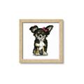 Picture of Pink Bow Chihuahua  _GroupedProduct_Square_Mini_ _GroupedProduct_Square_Framed_Matted_