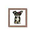 Picture of Pink Bow Chihuahua  _GroupedProduct_Square_Mini_ _GroupedProduct_Square_Framed_Matted_