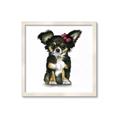 Picture of Pink Bow Chihuahua  _GroupedProduct_Square_Mini_ _GroupedProduct_Square_Framed_Matted_