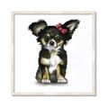 Picture of Pink Bow Chihuahua  _GroupedProduct_Square_Mini_ _GroupedProduct_Square_Framed_Matted_