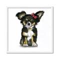 Picture of Pink Bow Chihuahua  _GroupedProduct_Square_Mini_ _GroupedProduct_Square_Framed_Matted_