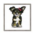 Picture of Pink Bow Chihuahua  _GroupedProduct_Square_Mini_ _GroupedProduct_Square_Framed_Matted_