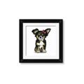 Picture of Pink Bow Chihuahua  _GroupedProduct_Square_Mini_ _GroupedProduct_Square_Framed_Matted_