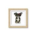Picture of Pink Bow Chihuahua  _GroupedProduct_Square_Mini_ _GroupedProduct_Square_Framed_Matted_