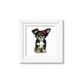 Picture of Pink Bow Chihuahua  _GroupedProduct_Square_Mini_ _GroupedProduct_Square_Framed_Matted_