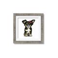 Picture of Pink Bow Chihuahua  _GroupedProduct_Square_Mini_ _GroupedProduct_Square_Framed_Matted_