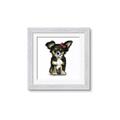 Picture of Pink Bow Chihuahua  _GroupedProduct_Square_Mini_ _GroupedProduct_Square_Framed_Matted_