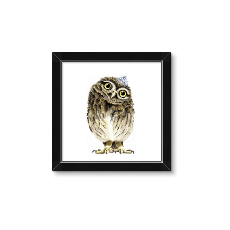 Picture of Princess Owl _GroupedProduct_Square_Mini_ _GroupedProduct_Square_Framed_Matted_