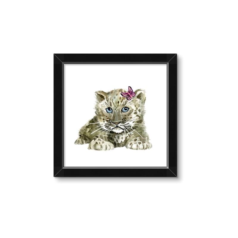 Picture of Lucy Leopard _GroupedProduct_Square_Mini_ _GroupedProduct_Square_Framed_Matted_