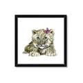 Picture of Lucy Leopard _GroupedProduct_Square_Mini_ _GroupedProduct_Square_Framed_Matted_