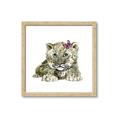 Picture of Lucy Leopard _GroupedProduct_Square_Mini_ _GroupedProduct_Square_Framed_Matted_