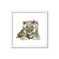 Picture of Lucy Leopard _GroupedProduct_Square_Mini_ _GroupedProduct_Square_Framed_Matted_