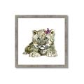 Picture of Lucy Leopard _GroupedProduct_Square_Mini_ _GroupedProduct_Square_Framed_Matted_