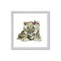 Picture of Lucy Leopard _GroupedProduct_Square_Mini_ _GroupedProduct_Square_Framed_Matted_