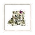 Picture of Lucy Leopard _GroupedProduct_Square_Mini_ _GroupedProduct_Square_Framed_Matted_