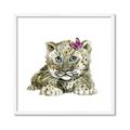 Picture of Lucy Leopard _GroupedProduct_Square_Mini_ _GroupedProduct_Square_Framed_Matted_