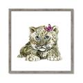 Picture of Lucy Leopard _GroupedProduct_Square_Mini_ _GroupedProduct_Square_Framed_Matted_
