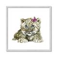 Picture of Lucy Leopard _GroupedProduct_Square_Mini_ _GroupedProduct_Square_Framed_Matted_
