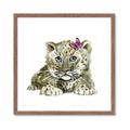 Picture of Lucy Leopard _GroupedProduct_Square_Mini_ _GroupedProduct_Square_Framed_Matted_