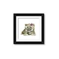 Picture of Lucy Leopard _GroupedProduct_Square_Mini_ _GroupedProduct_Square_Framed_Matted_