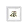 Picture of Lucy Leopard _GroupedProduct_Square_Mini_ _GroupedProduct_Square_Framed_Matted_