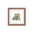 Picture of Lucy Leopard _GroupedProduct_Square_Mini_ _GroupedProduct_Square_Framed_Matted_