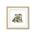 Picture of Lucy Leopard _GroupedProduct_Square_Mini_ _GroupedProduct_Square_Framed_Matted_