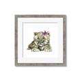 Picture of Lucy Leopard _GroupedProduct_Square_Mini_ _GroupedProduct_Square_Framed_Matted_