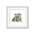 Picture of Lucy Leopard _GroupedProduct_Square_Mini_ _GroupedProduct_Square_Framed_Matted_