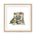 Picture of Lucy Leopard _GroupedProduct_Square_Mini_ _GroupedProduct_Square_Framed_Matted_