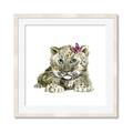Picture of Lucy Leopard _GroupedProduct_Square_Mini_ _GroupedProduct_Square_Framed_Matted_