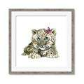 Picture of Lucy Leopard _GroupedProduct_Square_Mini_ _GroupedProduct_Square_Framed_Matted_