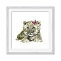 Picture of Lucy Leopard _GroupedProduct_Square_Mini_ _GroupedProduct_Square_Framed_Matted_
