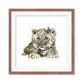 Picture of Lucy Leopard _GroupedProduct_Square_Mini_ _GroupedProduct_Square_Framed_Matted_