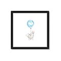 Picture of Blue Balloon _GroupedProduct_Square_Mini_ _GroupedProduct_Square_Framed_Matted_