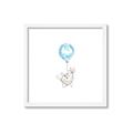 Picture of Blue Balloon _GroupedProduct_Square_Mini_ _GroupedProduct_Square_Framed_Matted_